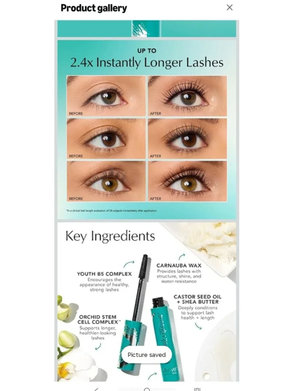 Thrive Causemetics Liquid Lash Extensions Mascara, Tubing Thrive